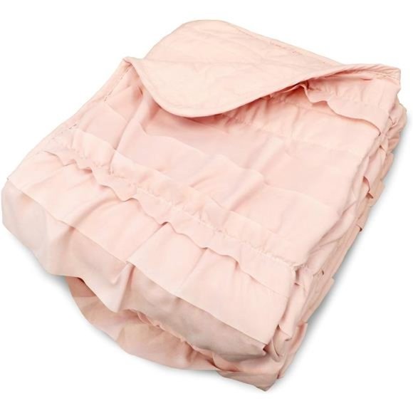 Lush Décor Belle Throw, 60 inch x 50 inch, Pink Blush, 60" X 50" - Picture 6 of 6